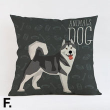 Decorative Dog Print Cushion Covers! -->16 Breeds! -->>2 Sizes! NOW-->> 30% OFF!