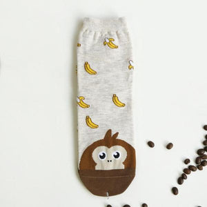 Dots and Stripes Animal Character Socks!