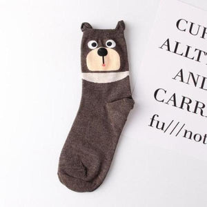 Dots and Stripes Animal Character Socks!