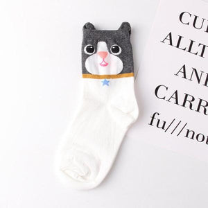 Dots and Stripes Animal Character Socks!