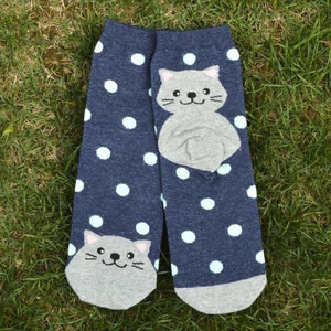 Dots and Stripes Animal Character Socks!