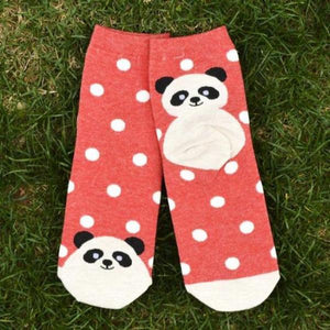 Dots and Stripes Animal Character Socks!