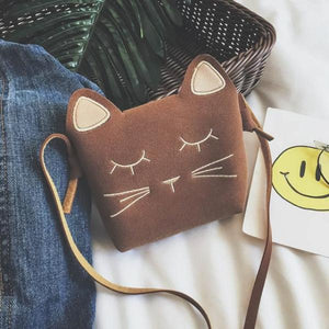 Kid's Small Cute Cat Messenger Bag!