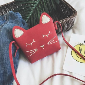 Kid's Small Cute Cat Messenger Bag!