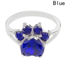 Paw Print Birthstone Rings!