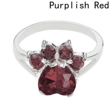 Paw Print Birthstone Rings!