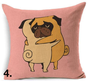 Fabulous Pug Portrait Cushion/Pillow Covers!