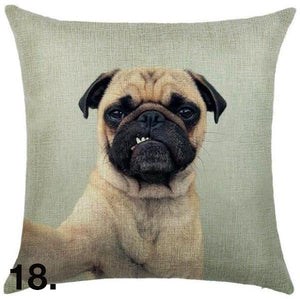 Fabulous Pug Portrait Cushion/Pillow Covers!