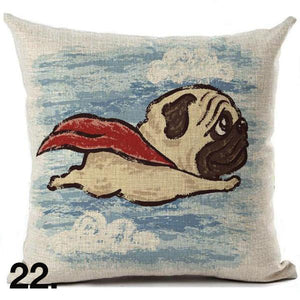 Fabulous Pug Portrait Cushion/Pillow Covers!