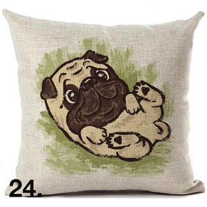 Fabulous Pug Portrait Cushion/Pillow Covers!