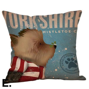 Cute Dog Print Throw Pillow Cushion Cases! -->> NOW 20% OFF!