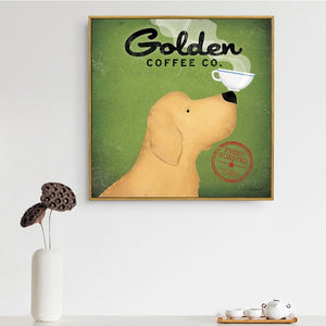 Adorable Vintage Style Dog Canvas Prints!