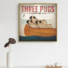 Adorable Vintage Style Dog Canvas Prints!