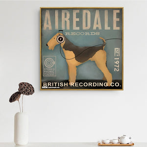 Adorable Vintage Style Dog Canvas Prints!