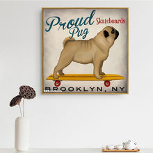 Adorable Vintage Style Dog Canvas Prints!