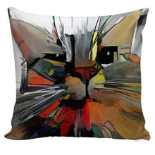 Brilliant Cat Art Printed Pillows Cushions Covers!