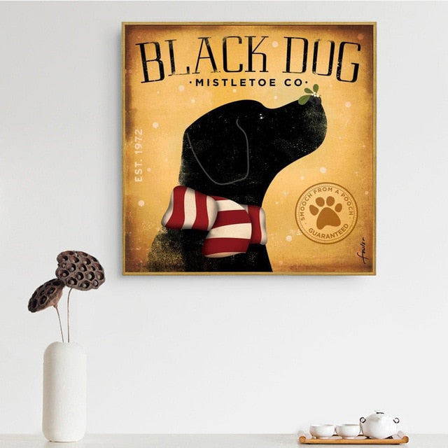 Amazing Vintage Dog Wall Posters!