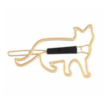 Unique Cat Shaped Hair Clip Barrette (Silver Gold!) -->> NOW 70% OFF!!