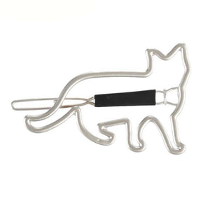 Unique Cat Shaped Hair Clip Barrette (Silver Gold!) -->> NOW 70% OFF!!