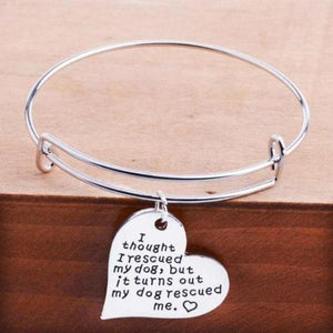 Dog Bracelets - "My Dog Rescued Me!"  5 Additional Styles! NOW -->> 70% OFF!