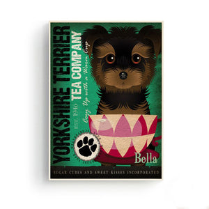 Cute and Charming Retro Dog Wall Poster Art!