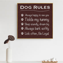 Cute & Funny Dog Rules/Quotes Wall Poster Art! --> 18 Designs!