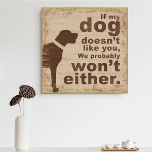 Cute & Funny Dog Rules/Quotes Wall Poster Art! --> 18 Designs!