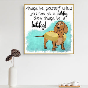 Cute & Funny Dog Rules/Quotes Wall Poster Art! --> 18 Designs!