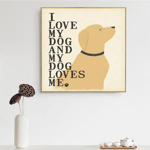 Cute & Funny Dog Rules/Quotes Wall Poster Art! --> 18 Designs!