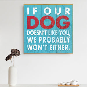 Cute & Funny Dog Rules/Quotes Wall Poster Art! --> 18 Designs!