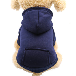 Soft & Snuggly Dog/Cat Fleece Hoodie Sweatshirts!