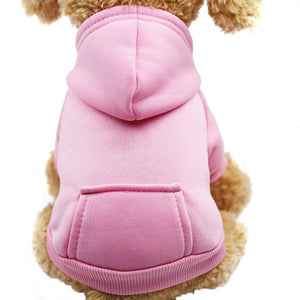 Soft & Snuggly Dog/Cat Fleece Hoodie Sweatshirts!