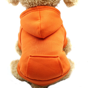 Soft & Snuggly Dog/Cat Fleece Hoodie Sweatshirts!