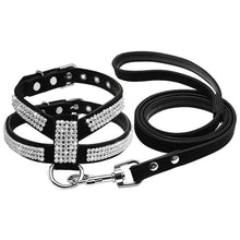 Dogs Bling Rhinestone Harness & Leash Set!