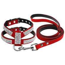 Dogs Bling Rhinestone Harness & Leash Set!