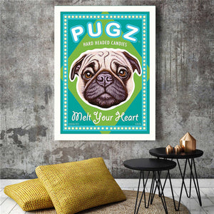 Beautiful Dog & Pug Wall Prints!  -->> 12 Styles!