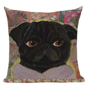 Comical Pug Character Pillow Cushion Cases!  16 AWESOME Designs!!