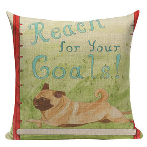 Comical Pug Character Pillow Cushion Cases!  16 AWESOME Designs!!