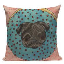 Comical Pug Character Pillow Cushion Cases!  16 AWESOME Designs!!