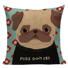 Comical Pug Character Pillow Cushion Cases!  16 AWESOME Designs!!