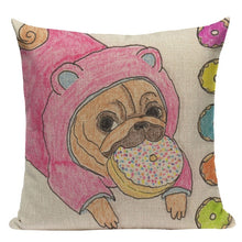 Comical Pug Character Pillow Cushion Cases!  16 AWESOME Designs!!