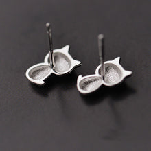 Sweet Silver Cat Earrings! NOW -->> 70% OFF!