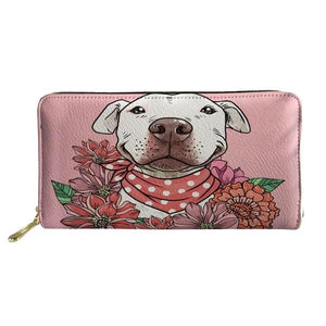 Pit bull Print Coin Purses, Clutch, Wallets!