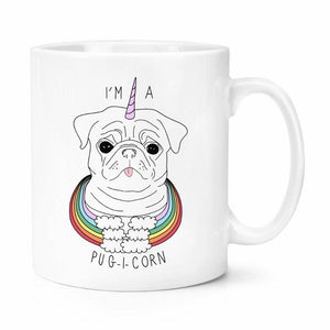 Adorable Unicorn Pug Coffee Mug!