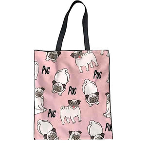 Fabulous Pug Designed Tote Shopping Bags!  NOW -->> 15% OFF!!
