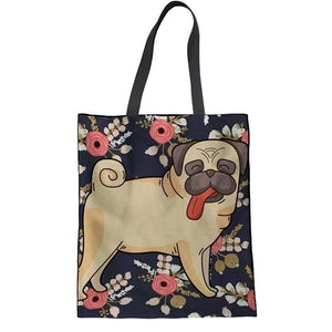 Fabulous Pug Designed Tote Shopping Bags!  NOW -->> 15% OFF!!