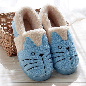 Cute Cat Print Slippers! (4 Colors Available)