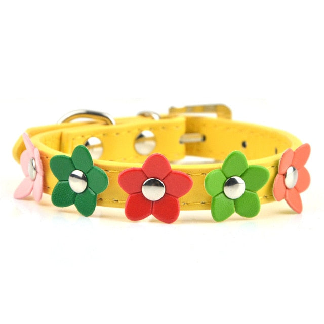 Sweet Spring Flowers Dog Collars!  -->>NOW 15% OFF!