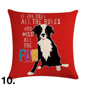 Awesome Mix and Match Dog Print Pillow Cushion Covers! NOW-->>20% OFF!