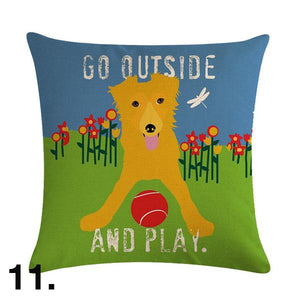 Awesome Mix and Match Dog Print Pillow Cushion Covers! NOW-->>20% OFF!